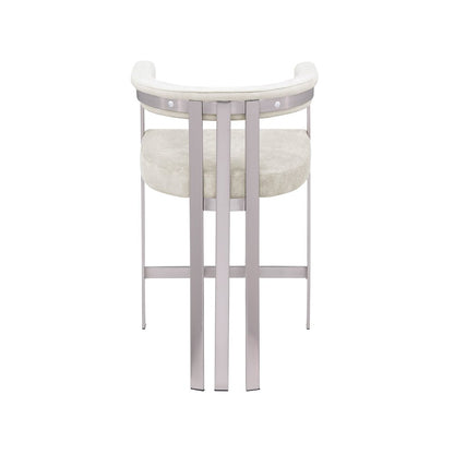 Marcello Stone Velvet Counter Stool, Set of 2