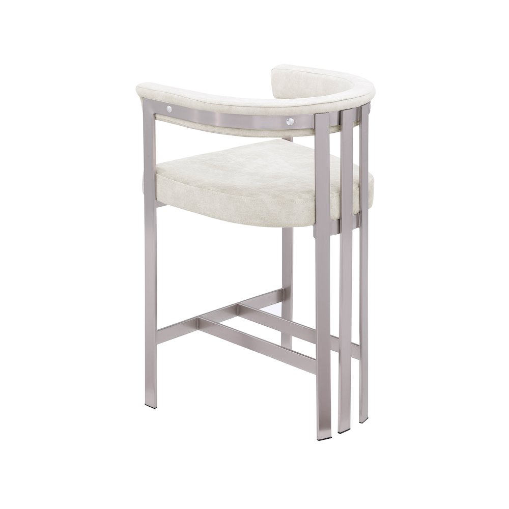 Marcello Stone Velvet Counter Stool, Set of 2