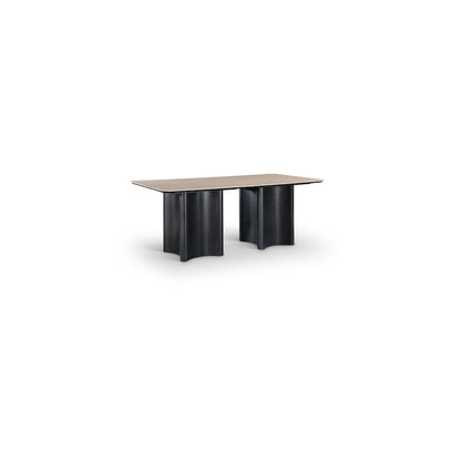 Corvina Black Oak Veneer Dining Table
