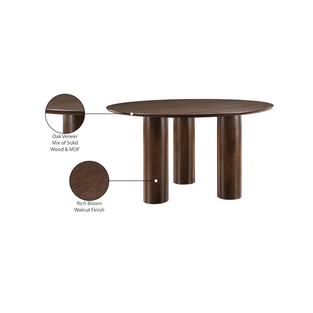 Colosseum Brown Dining Table