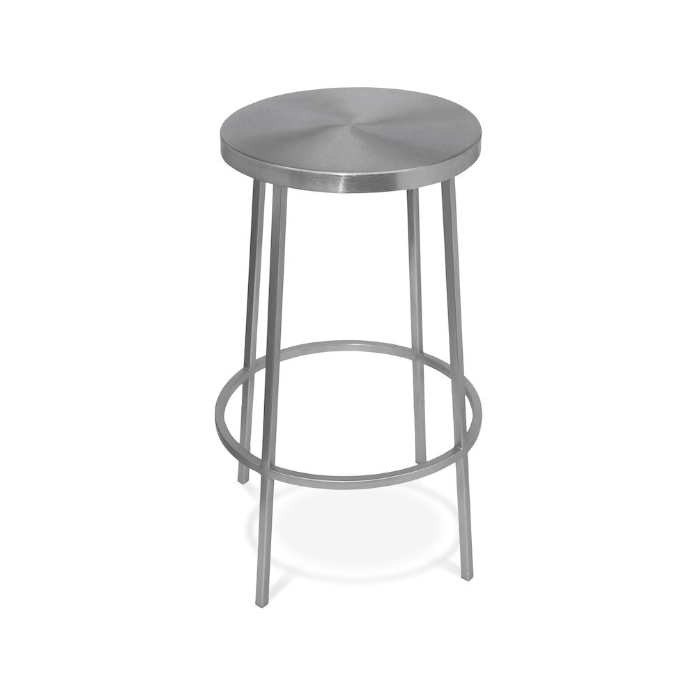 Tyson Silver Iron Counter Stool