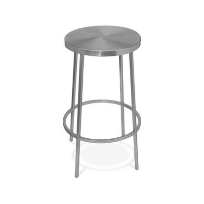 Tyson Silver Iron Counter Stool