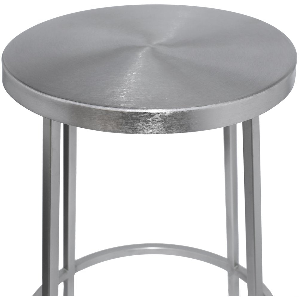Tyson Silver Iron Counter Stool