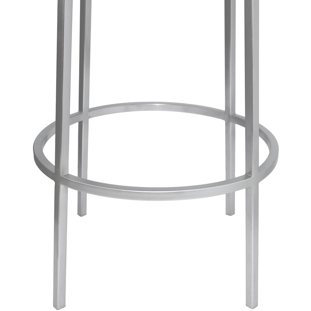 Tyson Silver Iron Counter Stool
