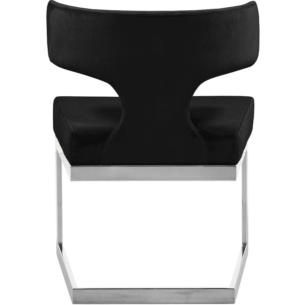 Alexandra Black Velvet Dining Chair