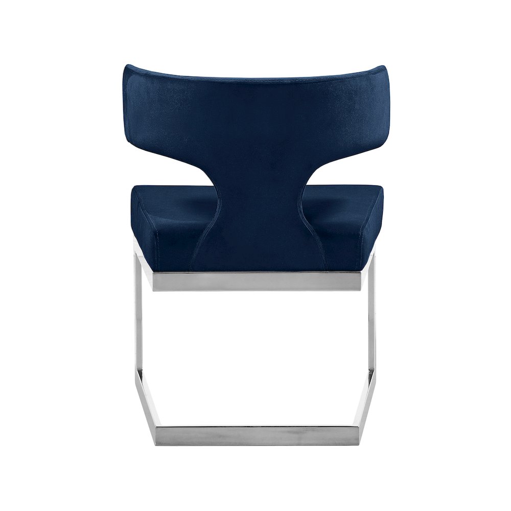 Alexandra Navy Velvet Dining Chair