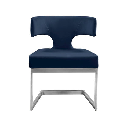 Alexandra Navy Velvet Dining Chair
