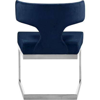 Alexandra Navy Velvet Dining Chair