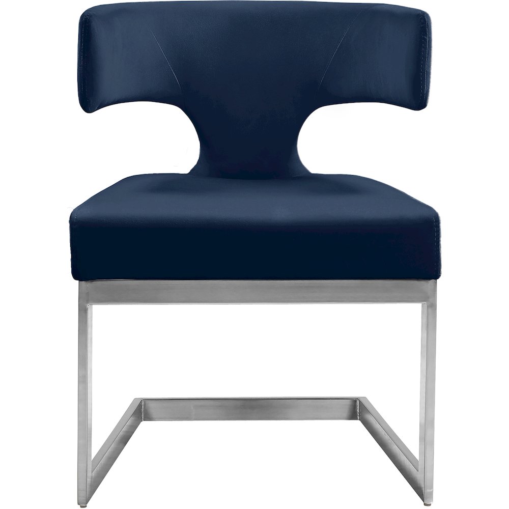 Alexandra Navy Velvet Dining Chair