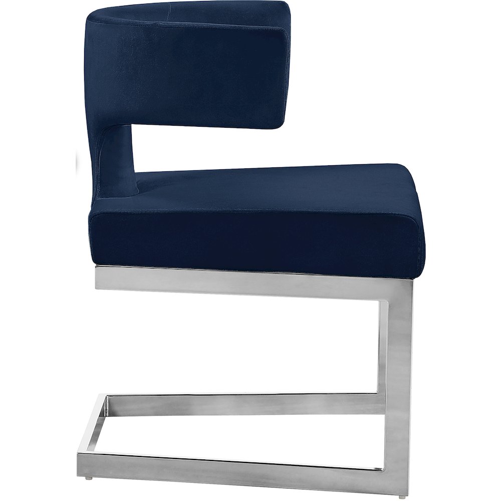 Alexandra Navy Velvet Dining Chair