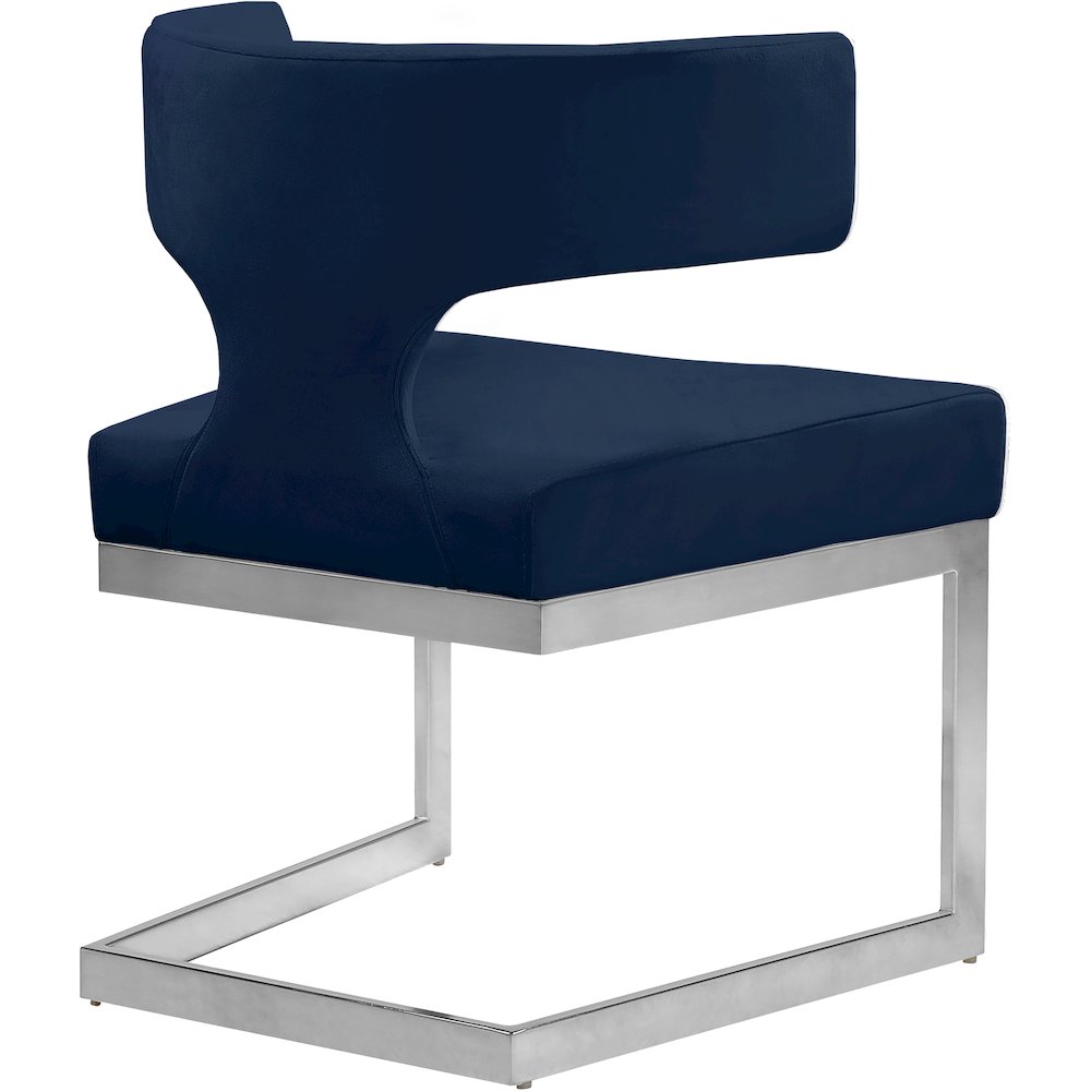 Alexandra Navy Velvet Dining Chair