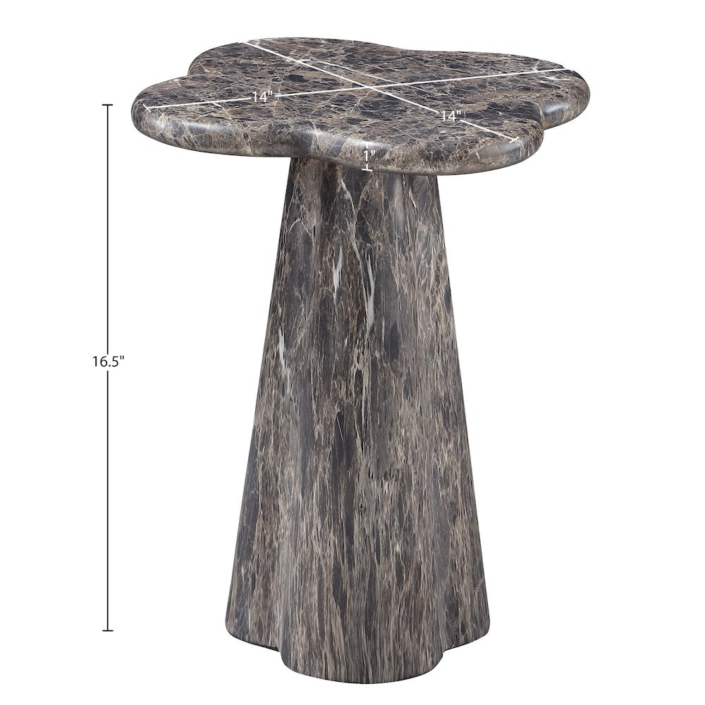 Nola Brown Concrete Indoor/Outdoor End Table