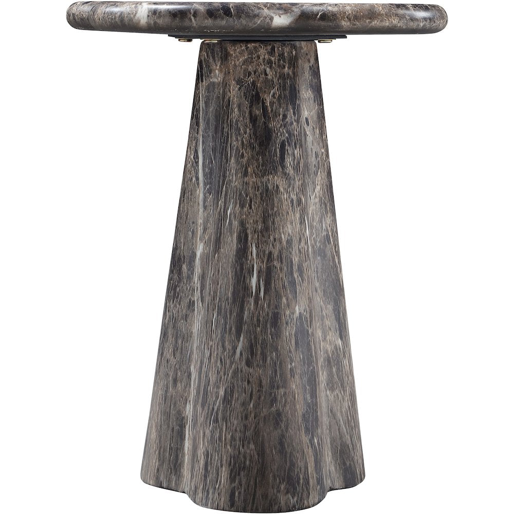 Nola Brown Concrete Indoor/Outdoor End Table