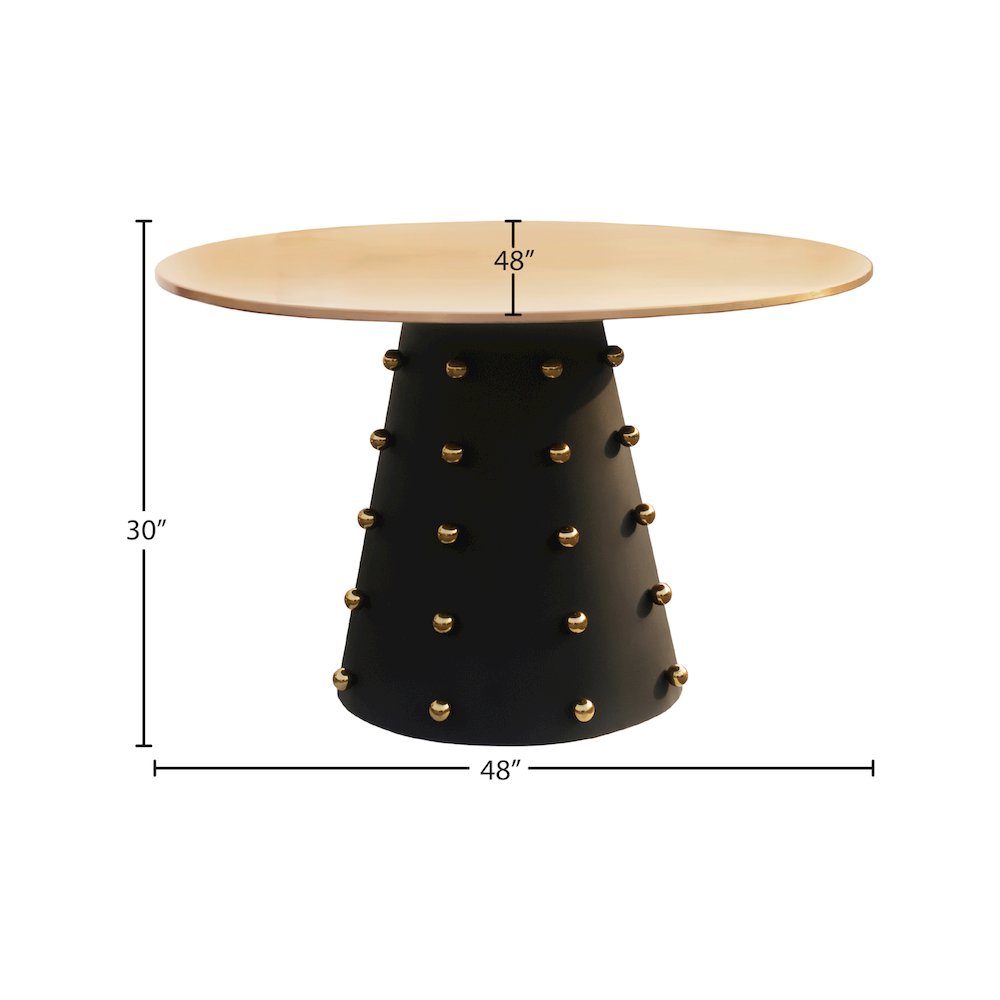 Raven Black / Gold Dining Table