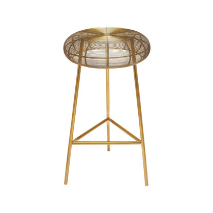 Tuscany Gold Metal Counter Stool
