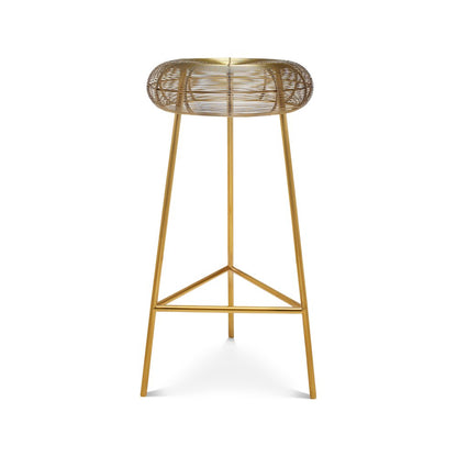 Tuscany Gold Metal Bar Stool