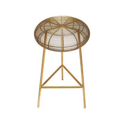 Tuscany Gold Metal Bar Stool