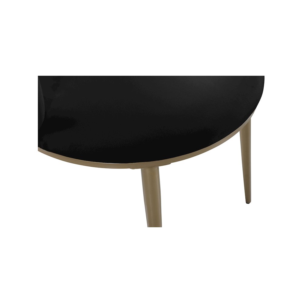 Skylar Black Velvet Dining Chair, Set of 2