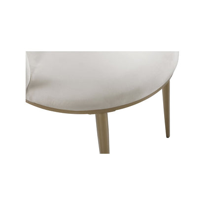 Skylar Cream Velvet Dining Chair, Set of 2