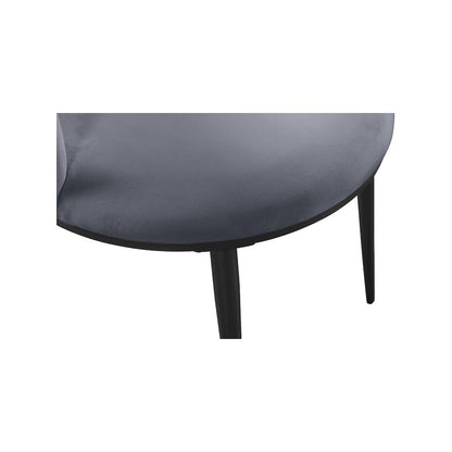 Skylar Grey Velvet Dining Chair, Set of 2