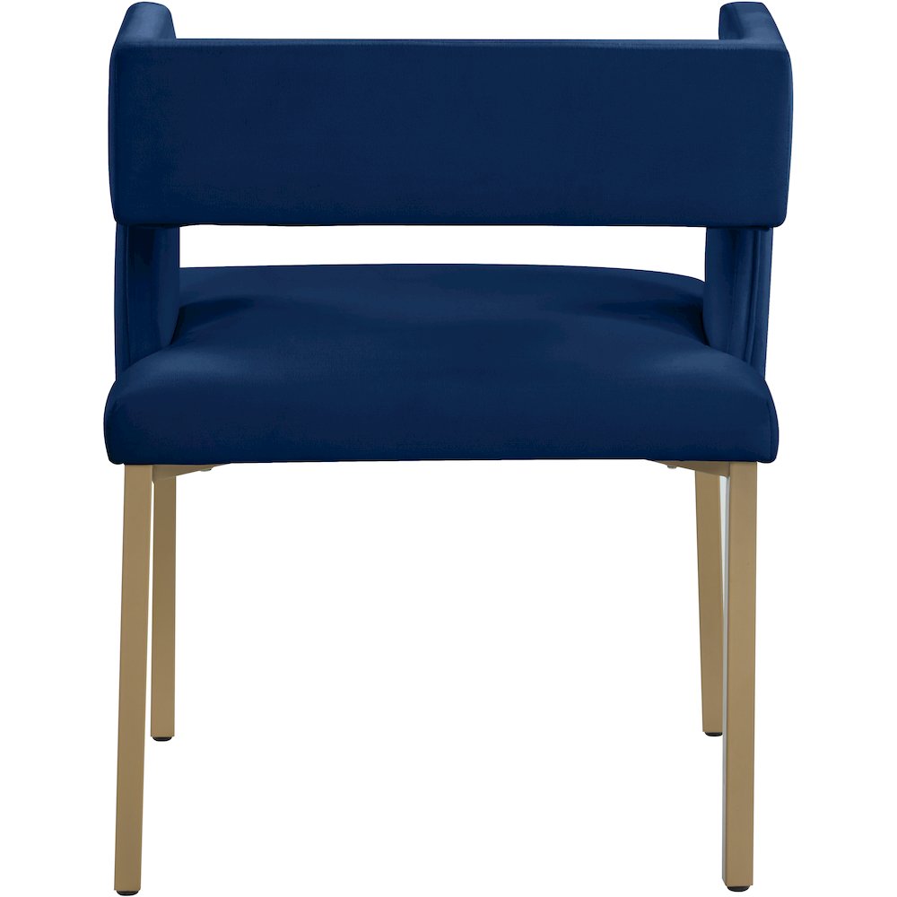 Caleb Navy Velvet Dining Chair, Set of 2