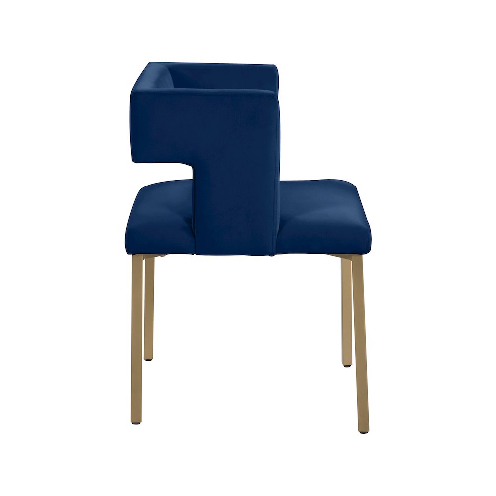 Caleb Navy Velvet Dining Chair, Set of 2