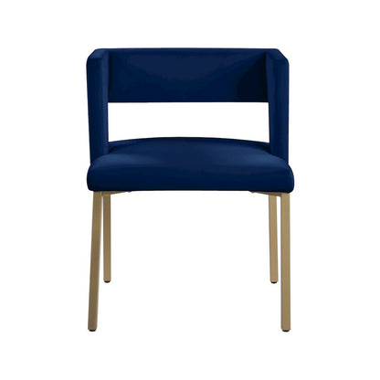 Caleb Navy Velvet Dining Chair, Set of 2