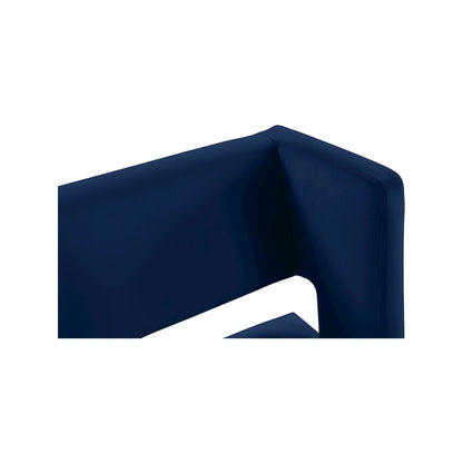 Caleb Navy Velvet Counter Stool, Set of 2