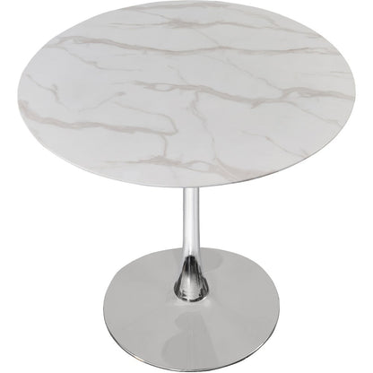 Holly Chrome Dining Table