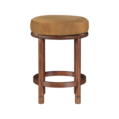Monette Saddle Velvet Counter Stool