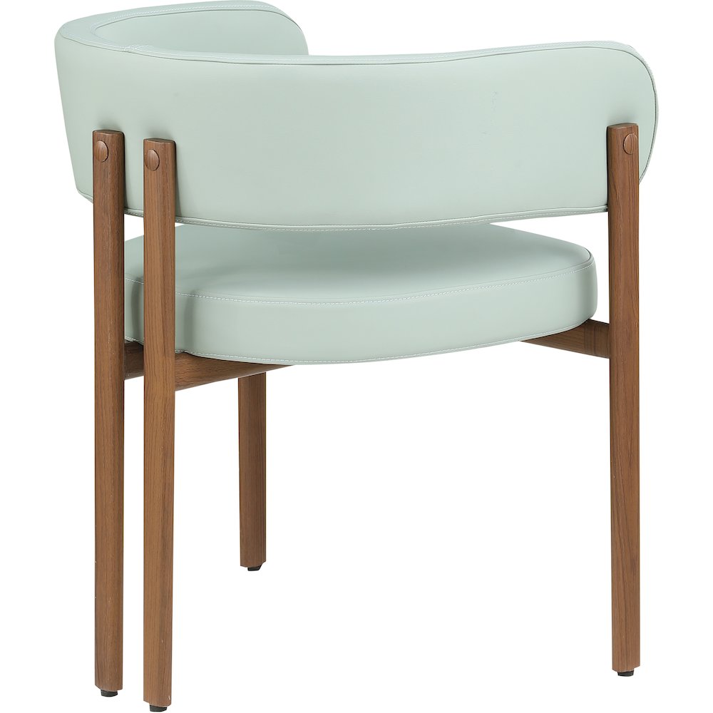 Gideon Mint Green Vegan Leather Dining Chair, Set of 2