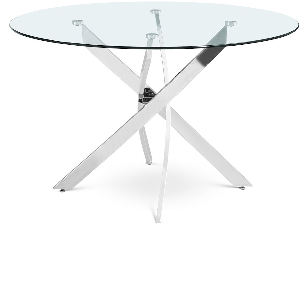 Xander Chrome Dining Table