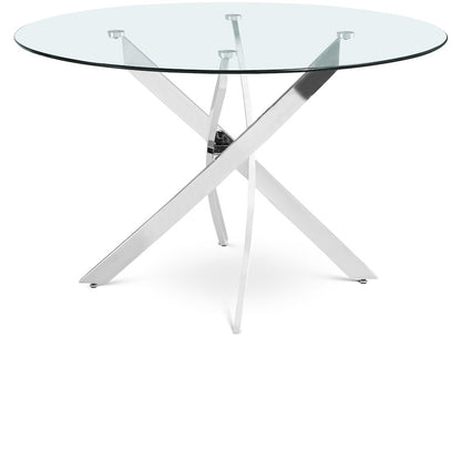 Xander Chrome Dining Table