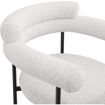 Blake Cream Boucle Fabric Counter Stool, Set of 2