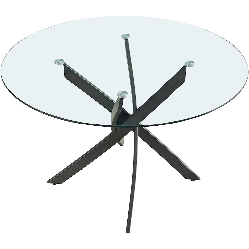 Xander Matte Black Dining Table