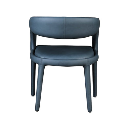 Sylvester Navy Vegan Leather Dining Chair