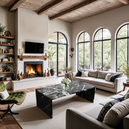 Vernazza Black Marble Coffee Table
