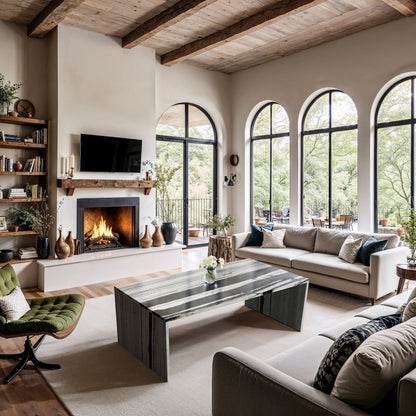 Vernazza Panda Marble Coffee Table