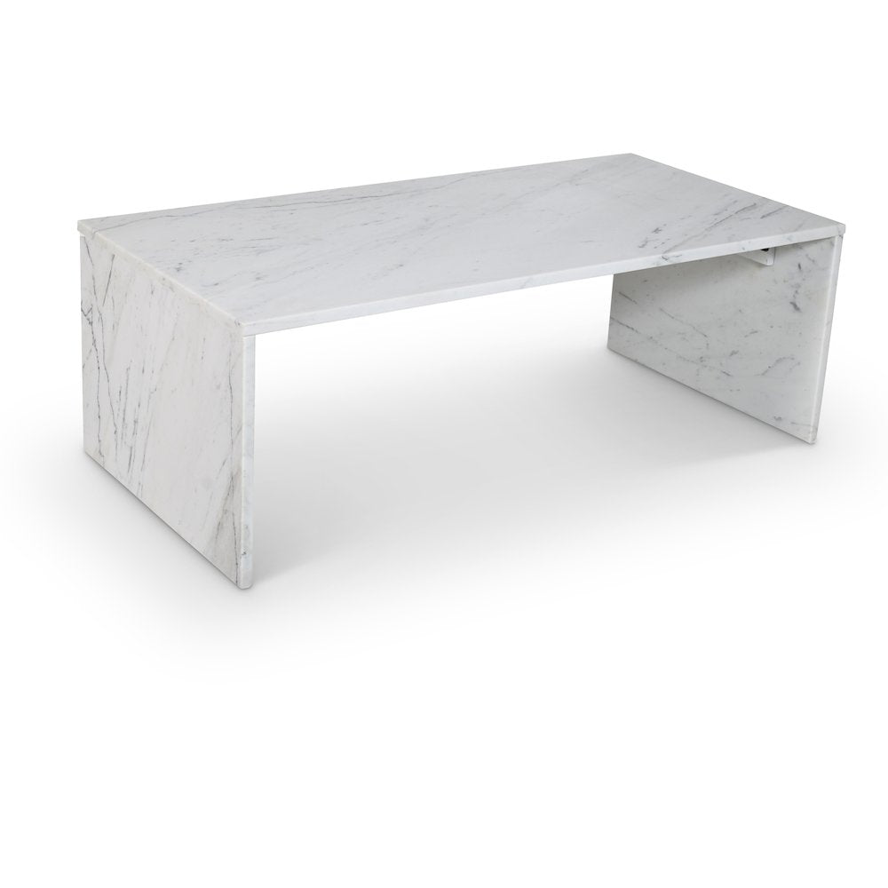 Vernazza White Marble Coffee Table