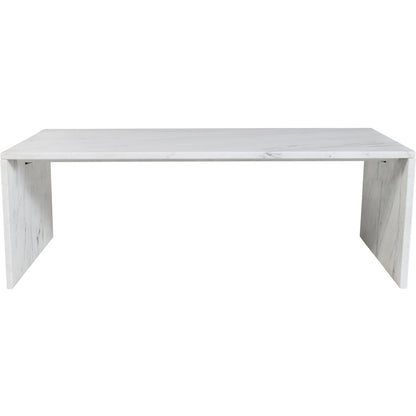 Vernazza White Marble Coffee Table
