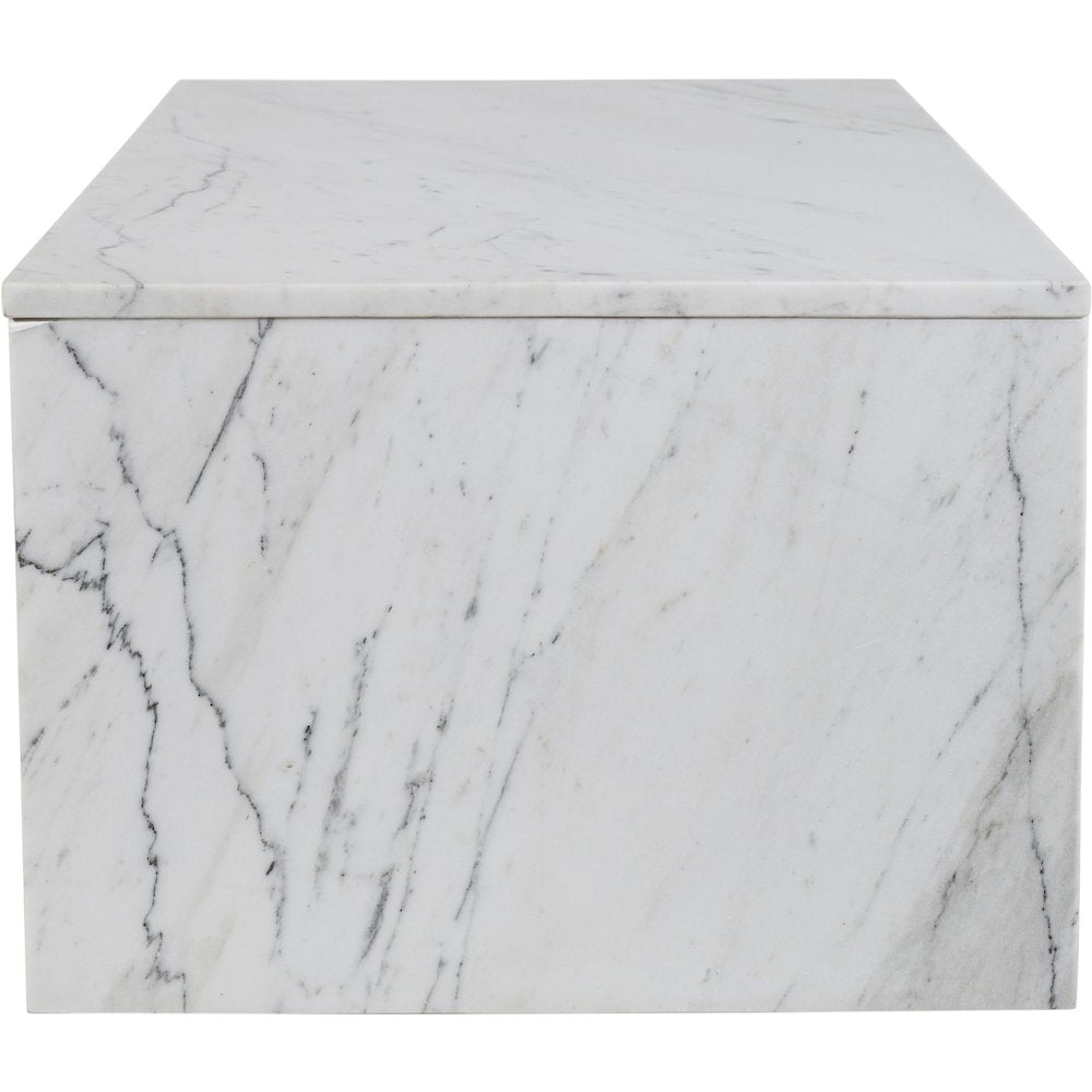 Vernazza White Marble Coffee Table