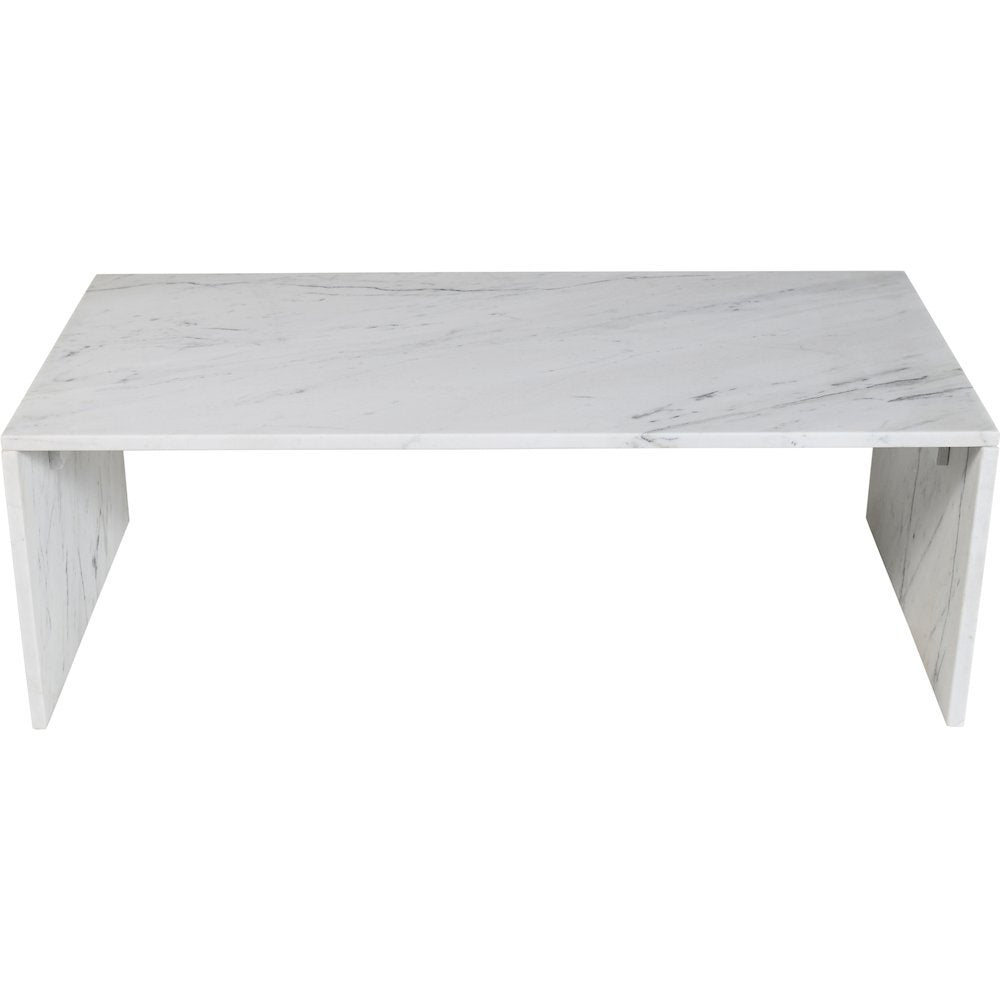 Vernazza White Marble Coffee Table