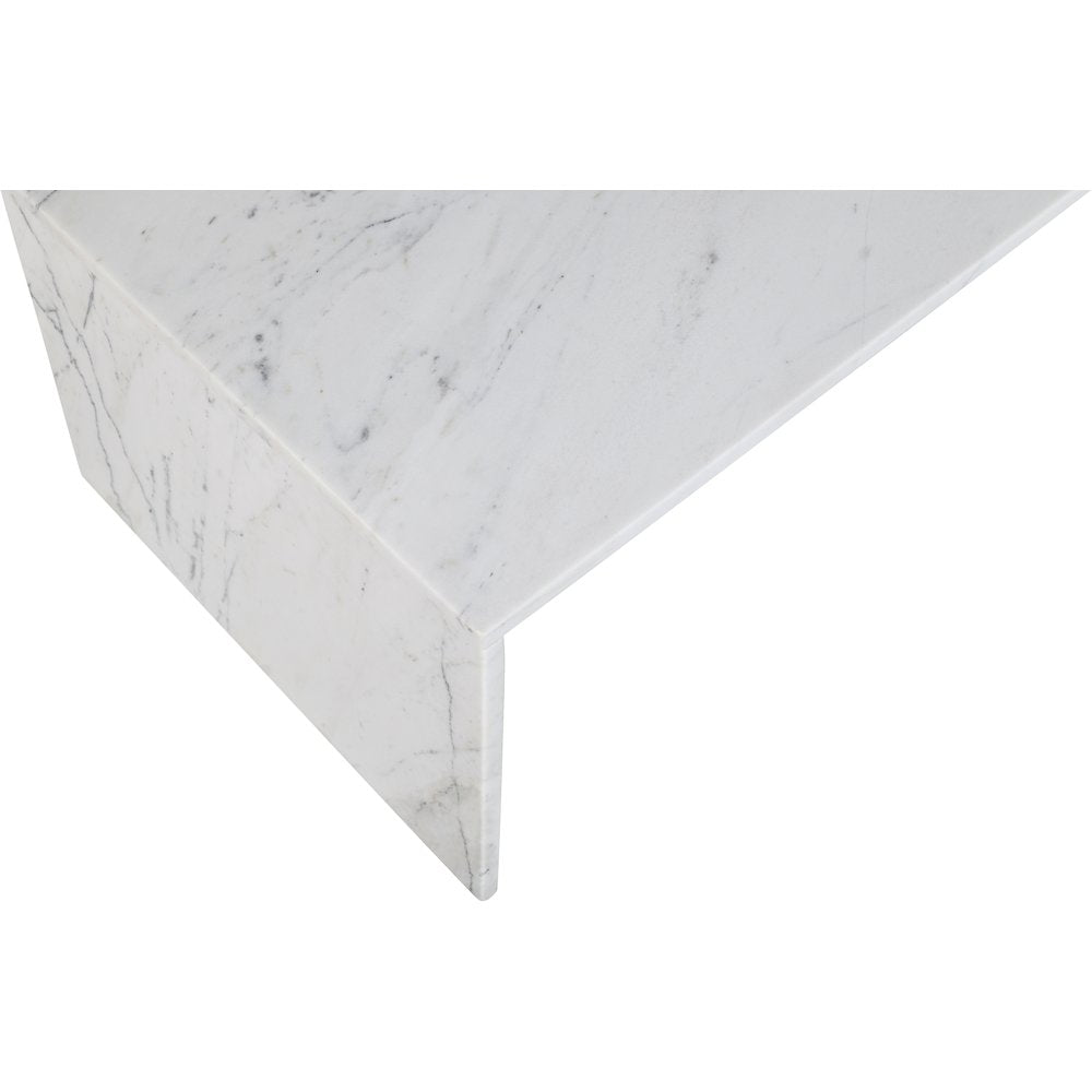 Vernazza White Marble Coffee Table