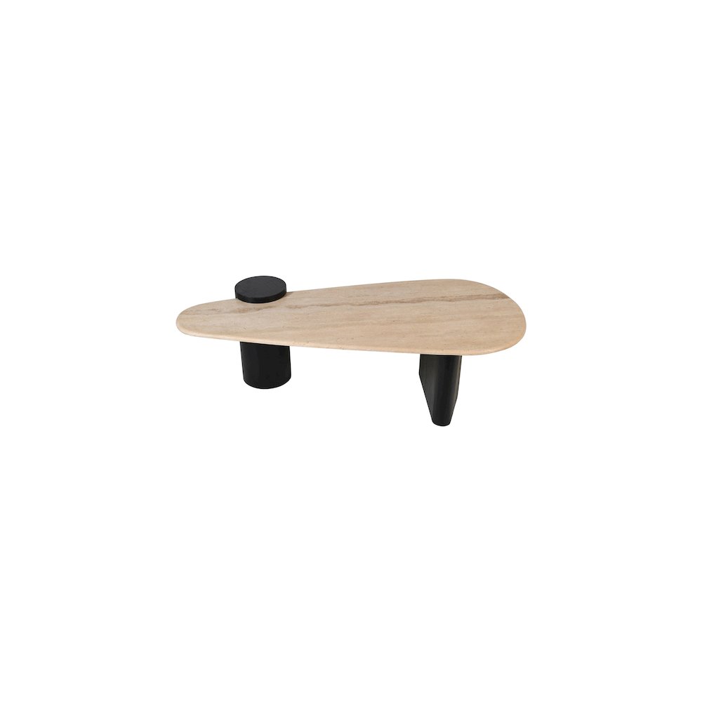 Taverna Natural / Black Coffee Table