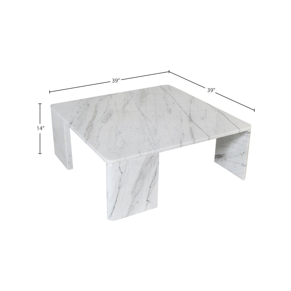 Livorno White / Light Grey Coffee Table
