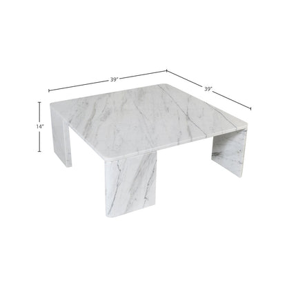 Livorno White / Light Grey Coffee Table