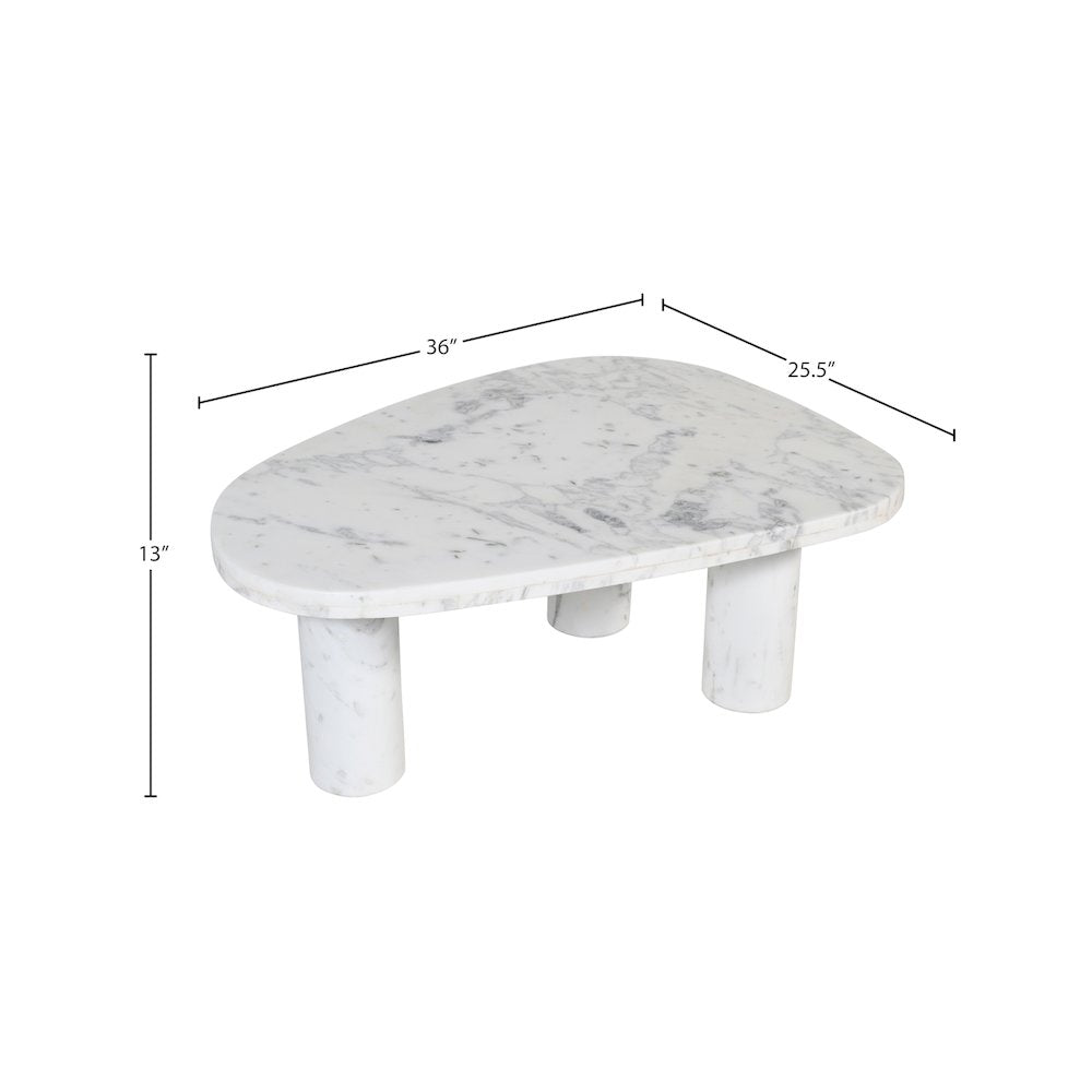 Messina White / Grey Coffee Table