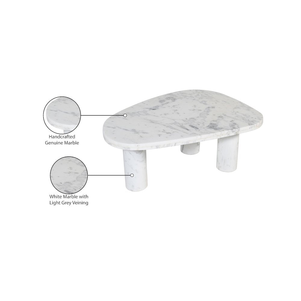 Messina White / Grey Coffee Table