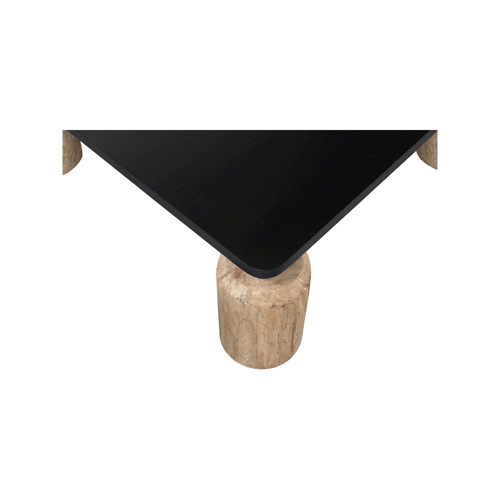 Ferrara Natural / Black Coffee Table