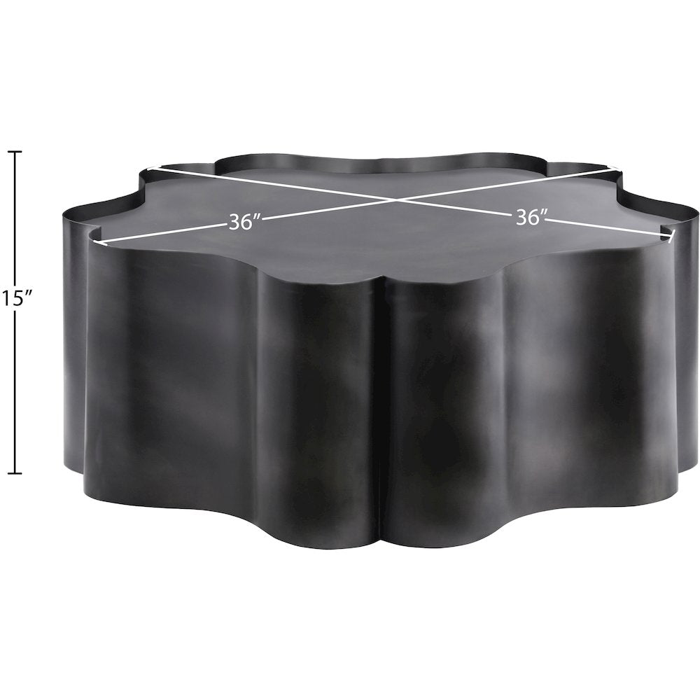 Eloise Black Iron Coffee Table
